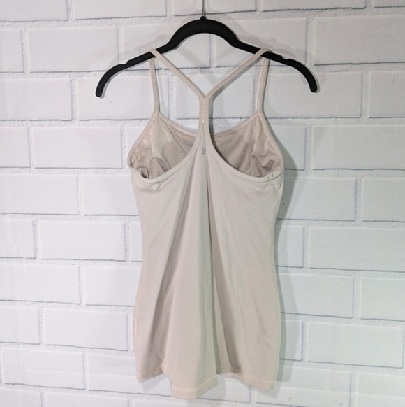Lululemon Pale Blush Pink Y Back Shelf Bra Athletic Top - Picture 5 of 5